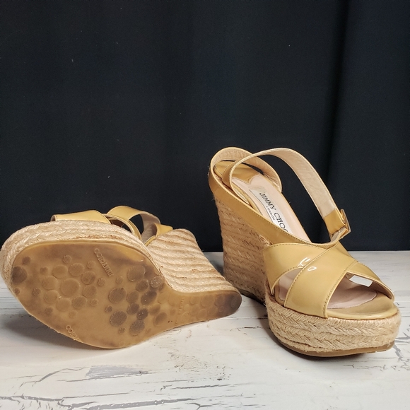 Jimmy Choo 'Phoenix' Espadrilles in Nude - size 6.5 - 7 Women's - Picture 10 of 15